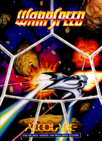 WarpSpeed PAL Sega Mega Drive PAL box art